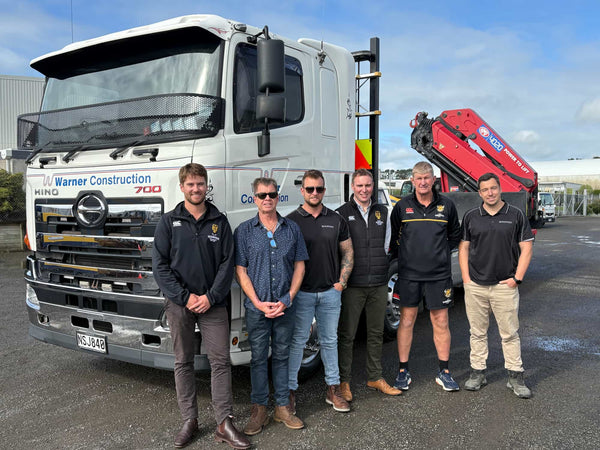 Warner Construction extend their Taranaki Rugby partnership for a further two years
