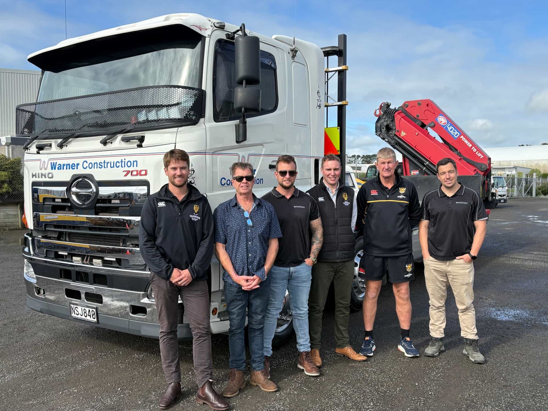 Warner Construction extend their Taranaki Rugby partnership for a further two years