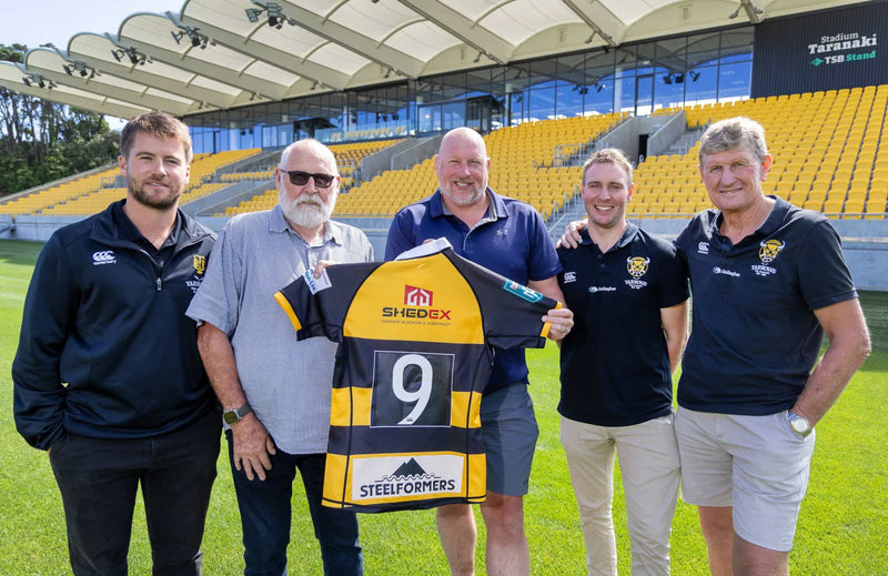 Taranaki Steelformers sign on as a Taranaki Rugby Major Partner