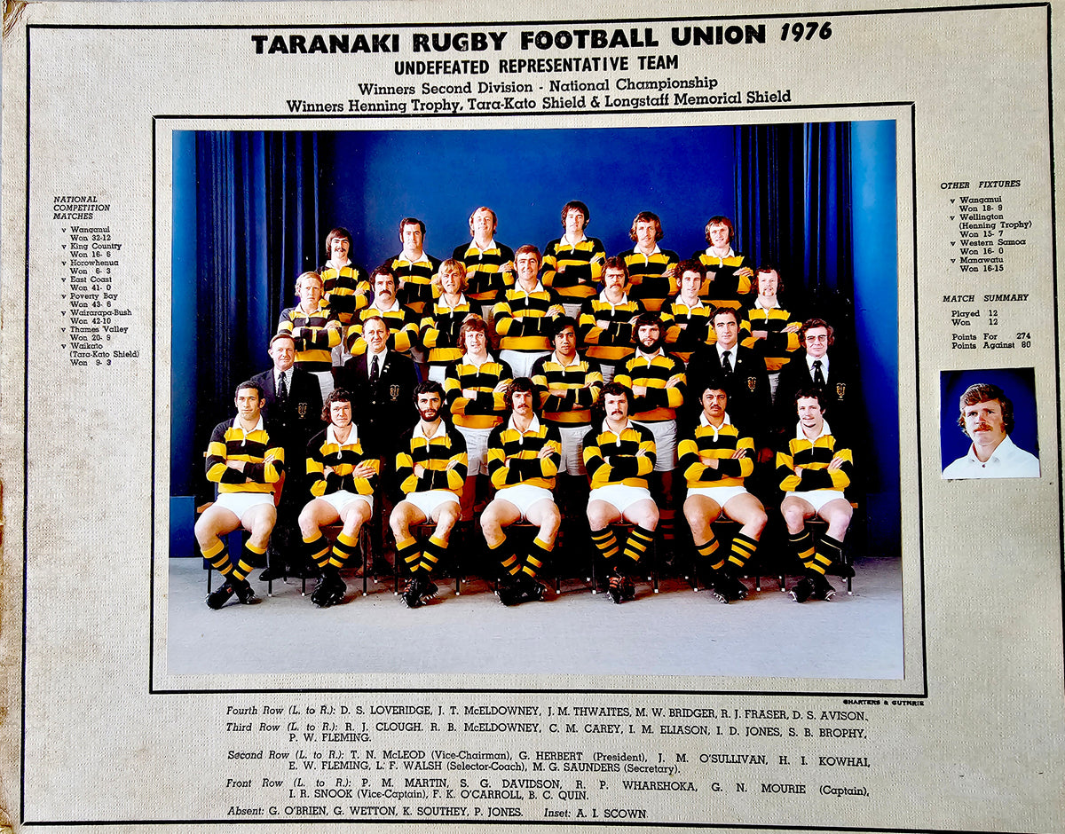 1976: The Season That Changed Taranaki Rugby