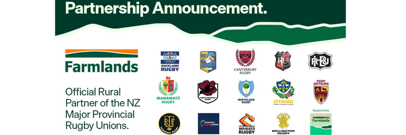 Farmlands named Official National Rural Partner for provincial rugby