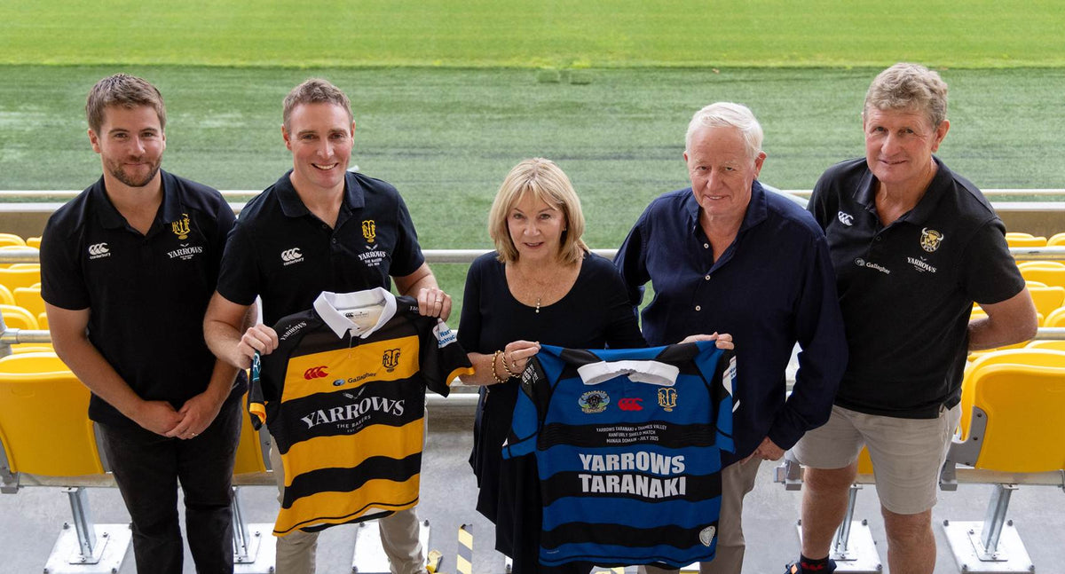 Yarrows the Bakers recommit as Taranaki Rugby Principal Partner for a further three years