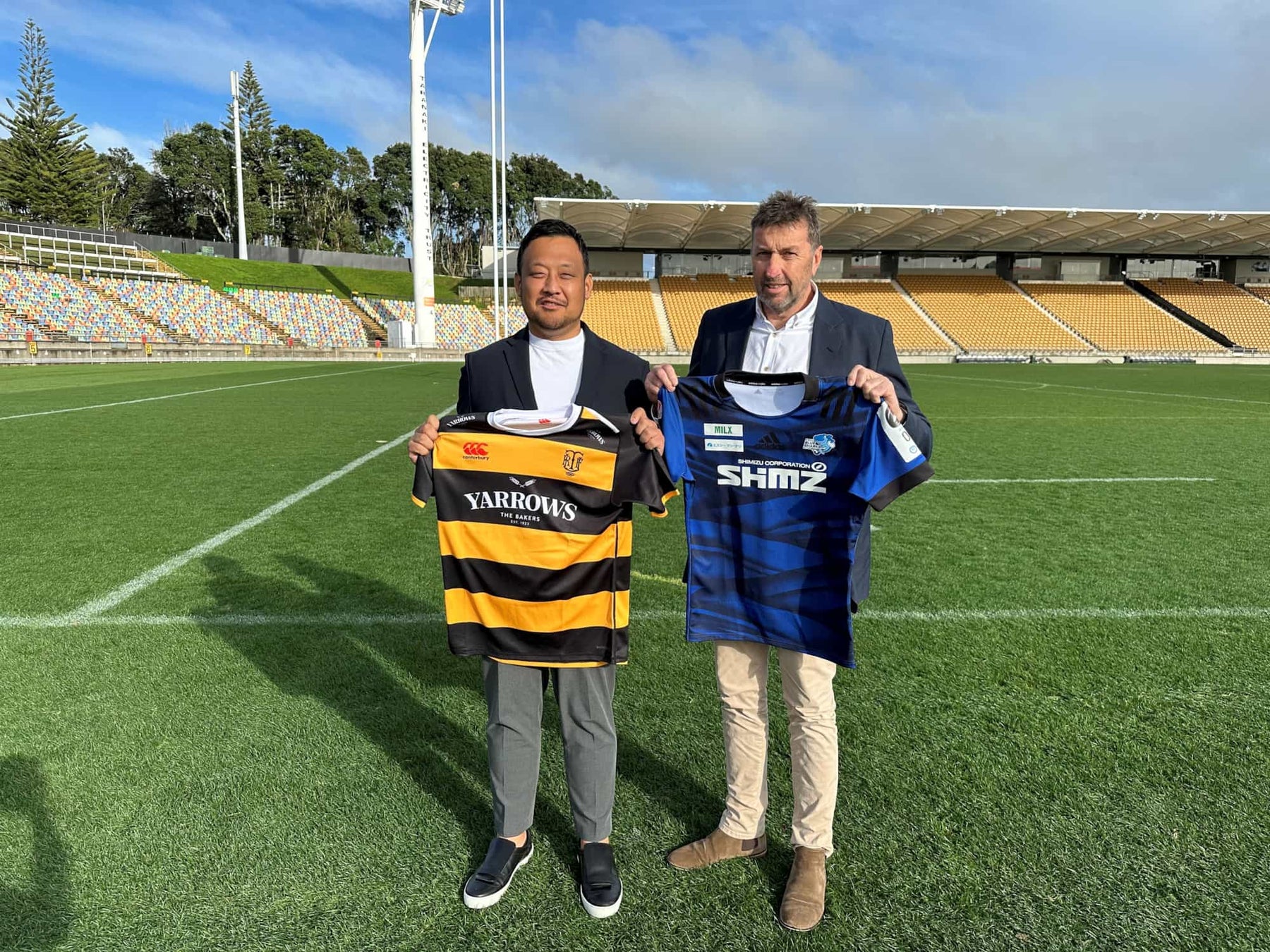Taranaki Rugby and Shimizu Koto Blue Sharks enter high performance partnership