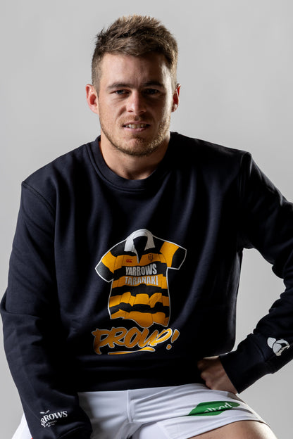 Yarrows Taranaki Bulls Supporters Crew Sweater
