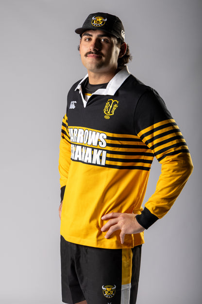Taranaki Rugby Retro Long Sleeve Jersey